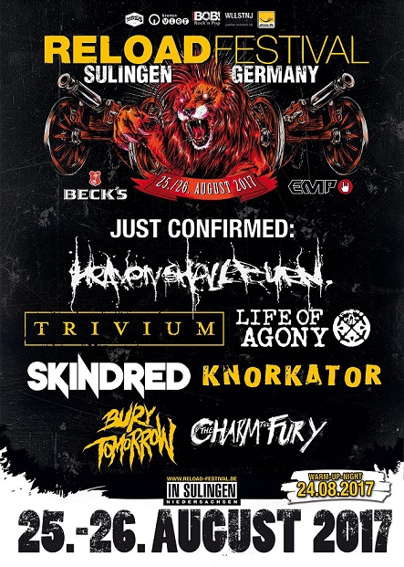 Reload Festival bestätigt sieben neue Bands für 2017