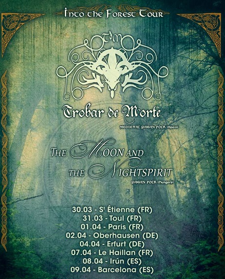 THE MOON AND THE NIGHTSPIRIT on European tour with Trobar De Morte