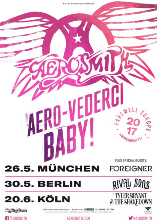 Aerosmith   „Aero-Vederci Baby“ – The 2017 European Farewell Tour