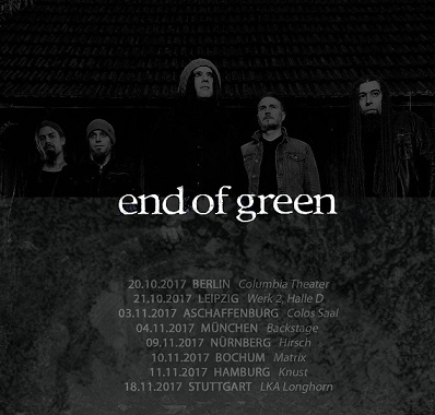 end of green – erste Details zum Album & Tourdates 2017!