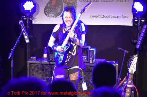 Jen Majura in the camp-box (1