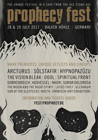 Prophecy Fest 2017 – 28./29.07.2017 Balver Höhle – Ablauf & Spielzeiten !!!