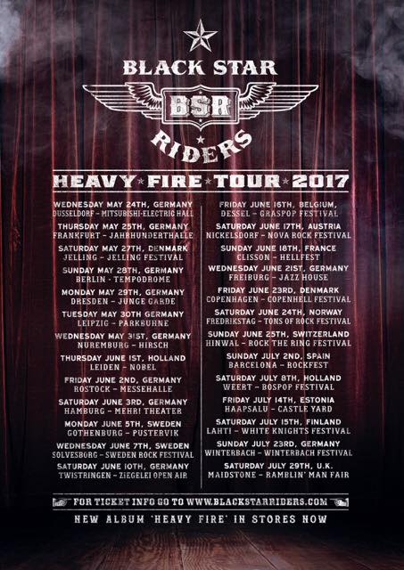 BLACK STAR RIDERS, 25-05-2017 FFM – Jahrhunderthalle (Opening Act For FOREIGNER)