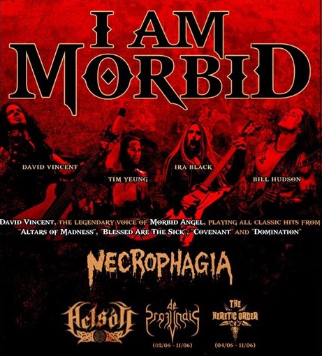 I AM MORBID und NECROPHAGIA auf Tour 2017