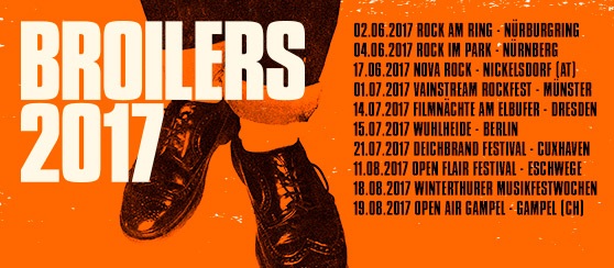 BROILERS: Neues Video & Single, exklusive Clubshows, VVK startet heute