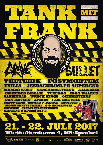 Grave und Bullet bei „Tank mit Frank“-Festival 2017 in Münster Sprakel