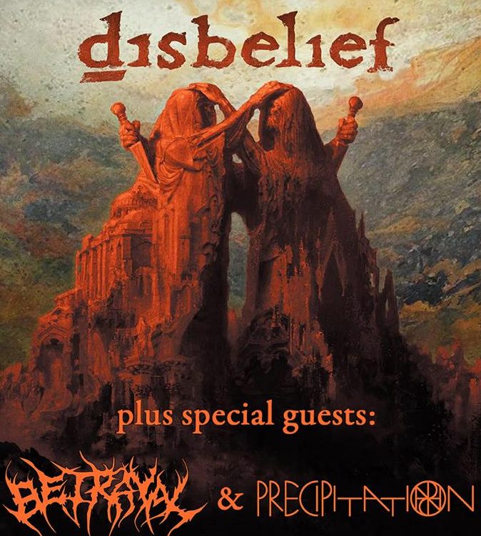 DISBELIEF, BETRAYAL & PRECIPITATION – 29-07-2017 – Aschaffenburg / Colos-Saal