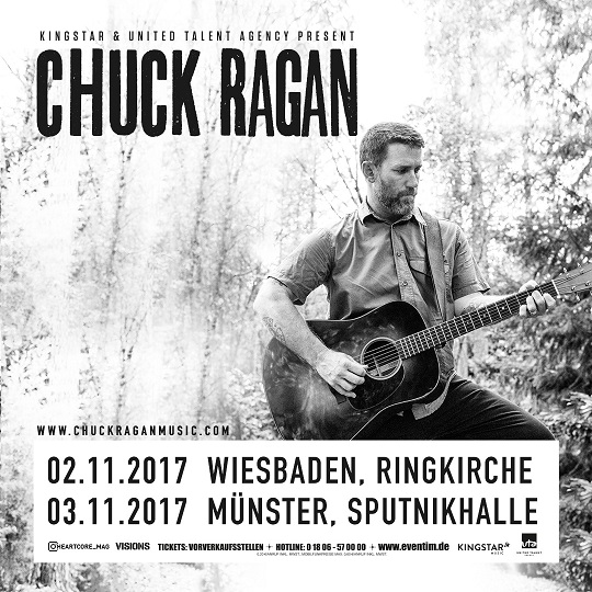 CHUCK RAGAN – Im November 2017 für zwei exklusive Konzerte