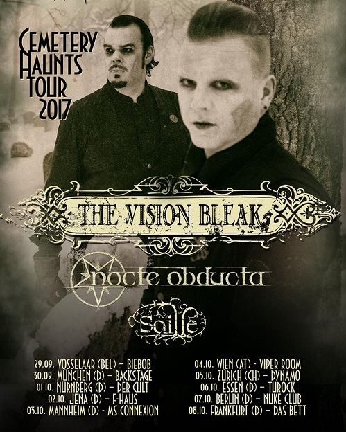 THE VISION BLEAK on tour with Nocte Obducta and Saille – Sep/Okt 2017