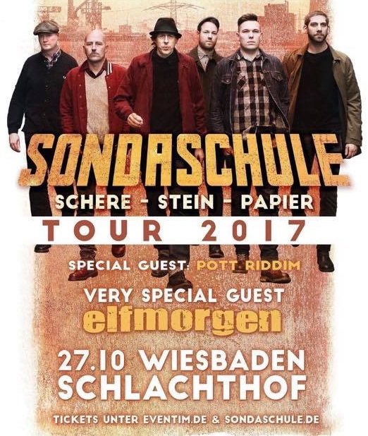 Live-Review: SONDASCHULE, ELFMORGEN & POTT RIDDIM, 27-10-2017, Wiesbaden / Schlachthof