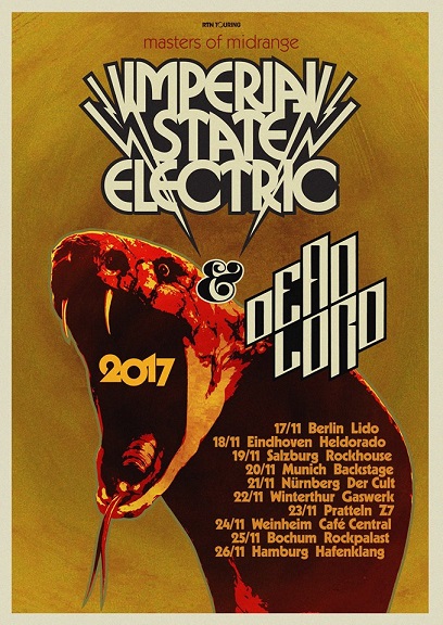 IMPERIAL STATE ELECTRIC im November auf TOUR