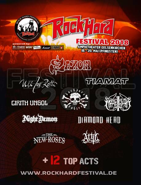 News: Programm auf der Biergarten-Bühne beim Rock Hard Festival 2018