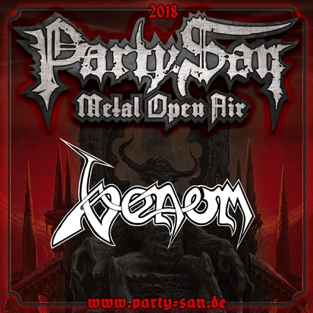 VENOM FÜR DAS PARTY.SAN METAL OPEN AIR 2018 BESTÄTIGT