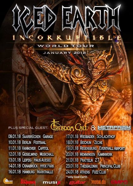 FREEDOM CALL auf Tour mit ICED EARTH