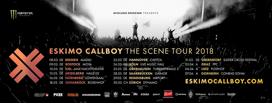 Vorbericht: ESKIMO CALLBOY – The Scene Tour 2018