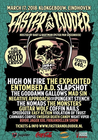 Faster & Louder Festival am 17.3. – Running Order und Festival Map veröffentlicht!