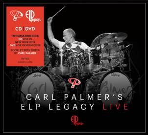 Am 29.06. erscheint von Carl Palmer´s ELP Legacy das CD+DVD-Set „Live“