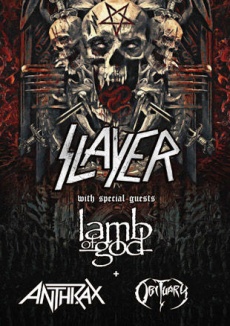 Vorbericht: SLAYER – Final World Tour 2018 – Support: Anthrax, Obituary, Lamb of God