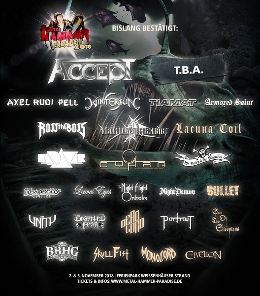 METAL HAMMER PARADISE verkündet neue Namen