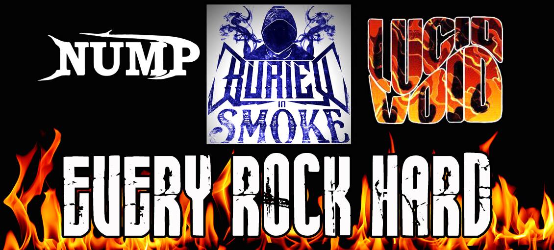 News – Every Rock Hard – mit Buried in Smoke, Nump und Lucid Void, Colos-Saal / Aschaffenburg, 14-07-2018