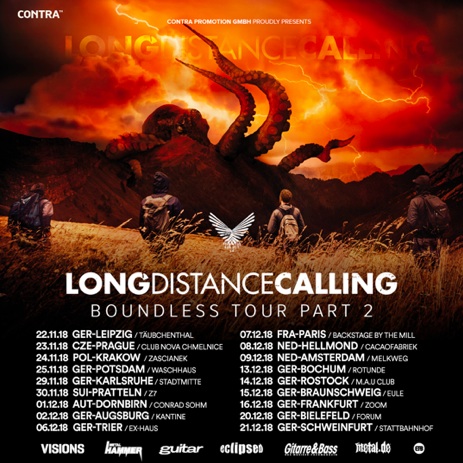 LONG DISTANCE CALLING – announce new live dates in support of latest album Boundless