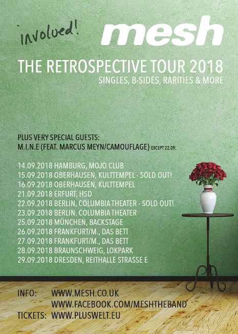 News: MESH gehen auf „Involved – The Retrospective Tour 2018“ ab dem 14.09.