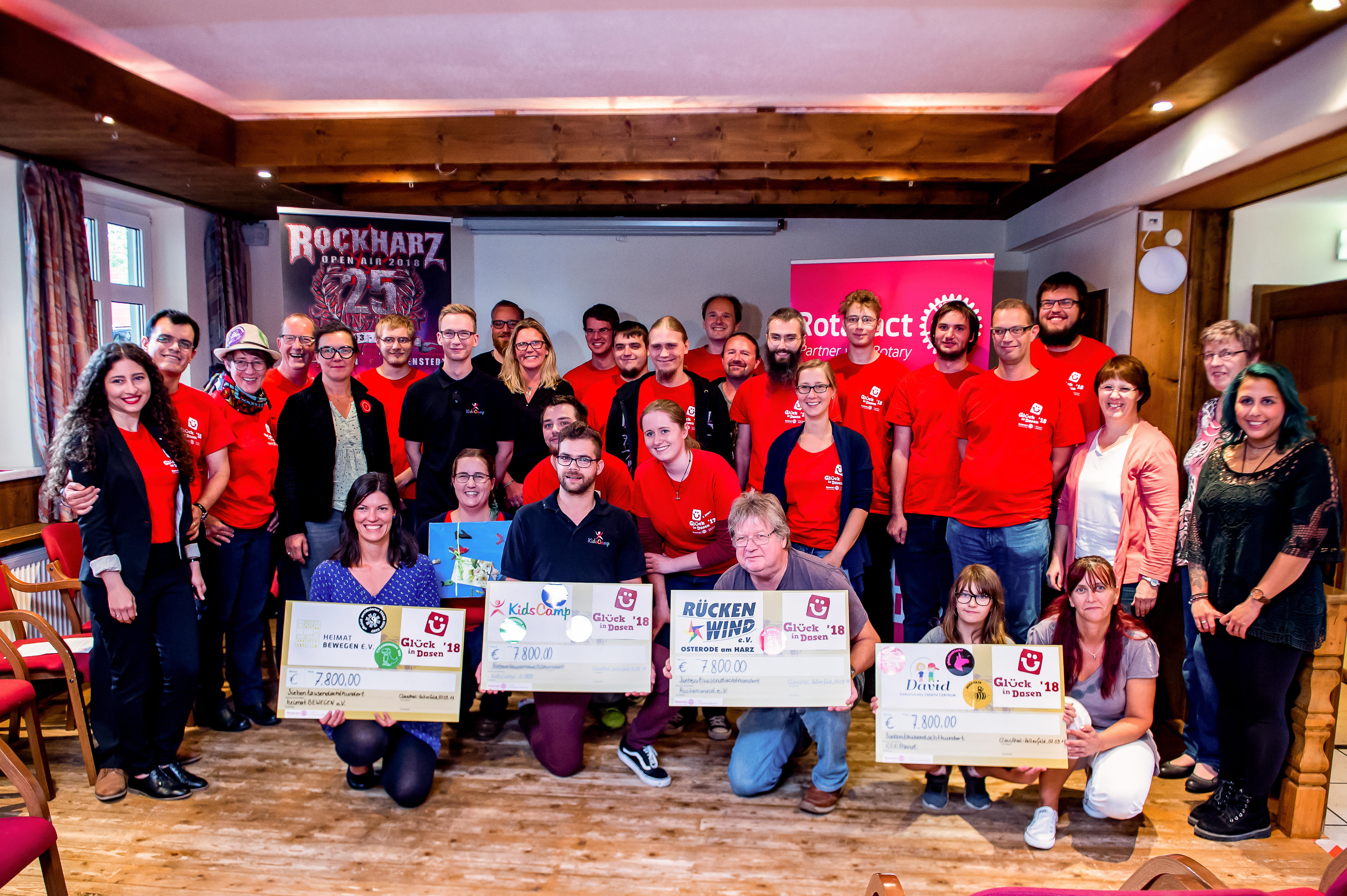 News: Die Aktion „Glück in Dosen“ auf dem Rockharz Open Air Festival spendet 31.200 € für Jugendarbeit