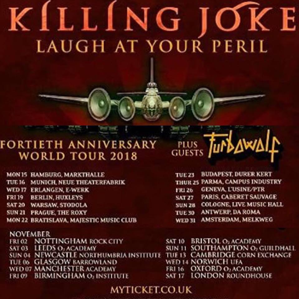 NEWS: Turbowolf auf Tour mit Killing Joke!
