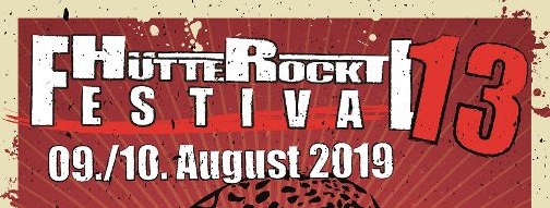 News: Hütte Rockt Festival 13 am 09. & 10.08.2019 in Georgsmarienhütte – Line-Up/Timetable!