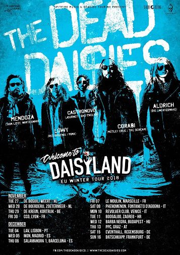 News: THE DEAD DAISIES – Tour 2018