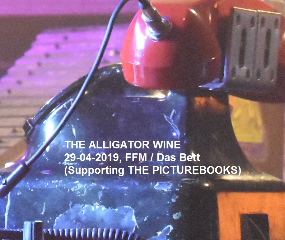 THE ALLIGATOR WINE 29-04-2019, FFM / Das Bett