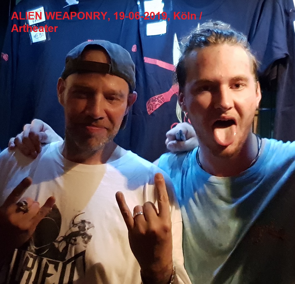 Interview: ALIEN WEAPONRY Part I 19-06-19 Köln Artheater