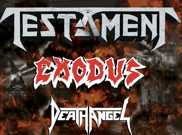 News: TESTAMENT, EXODUS & DEATH ANGEL – „The Bay Strikes Back“ Europa Tour 2020!!!