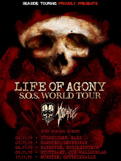 LIFE OF AGONY, DOYLE „S.O.S. World Tour“ – Hannover, Musikzentrum 06.11.2019