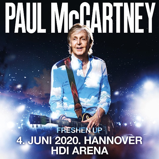 News: Ab Mittwoch im Vorverkauf: Paul McCartney am 4. Juni 2020 in der HDI Arena Hannover