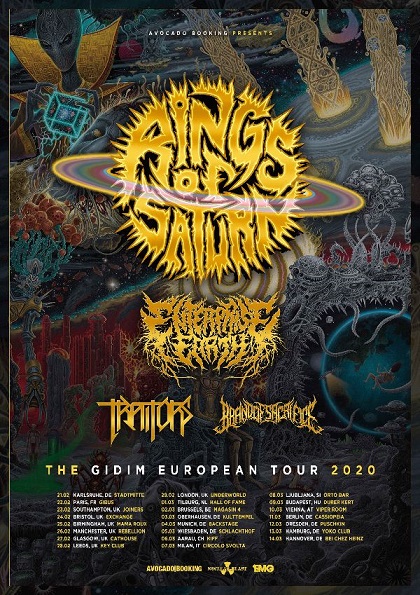 News: GIDIM EUROPEAN TOUR 2020 Special Guests: ENTERPRISE EARTH, TRAITORS, BRAND OF SACRIFICE