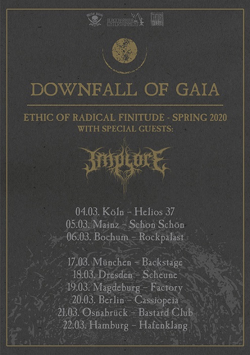 News: DOWNFALL OF GAIA kündigen Deutschlandtour mit IMPLORE für März an!