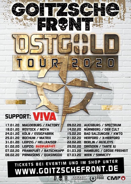 Vorbericht: GOITZSCHE FRONT, Ostgold-Tour, 18.01.2020, Rostock Moya