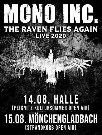 News: MONO INC. – im kommenden August zwei exklusive Shows!