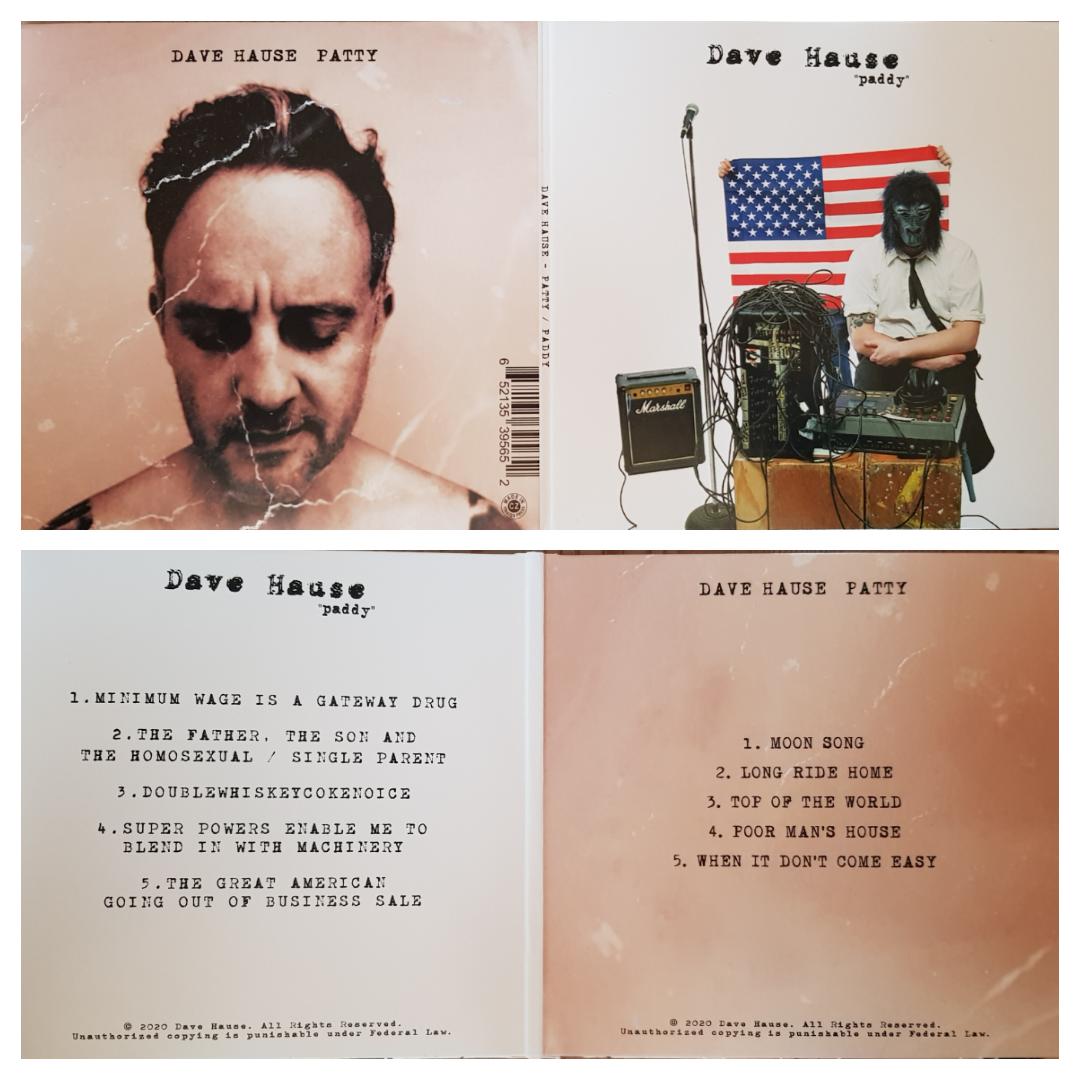 DAVE HAUSE (USA) – Patty / Paddy -Double EP