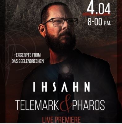 News: IHSAHN to perform Telemark and Pharos EPs in their entirety for livestream show