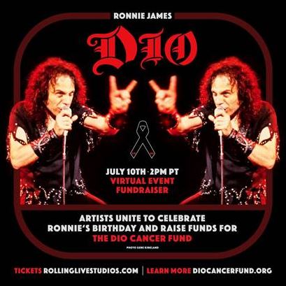 News: RONNIE JAMES DIO‘S Geburtstag wird mit einem globalen, virtuellen Fundraiser am 10. Juli 2021 gefeiert – Alle Einnahmen gehen an den RONNIE JAMES DIO STAND UP AND SHOUT CANCER FUND