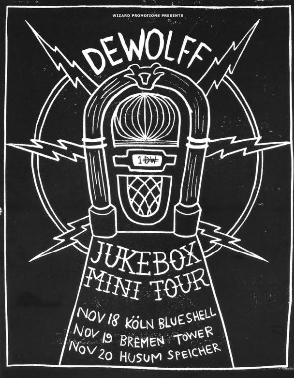 News: DeWolff kündigt ‚Jukebox-Mini-Tour‘ an – Konzerte in Köln, Bremen und Husum im November 2021 bestätigt!