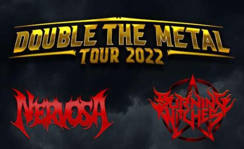 News: „Double The Metal Tour 2022“ with Burning Witches & Nervosa!