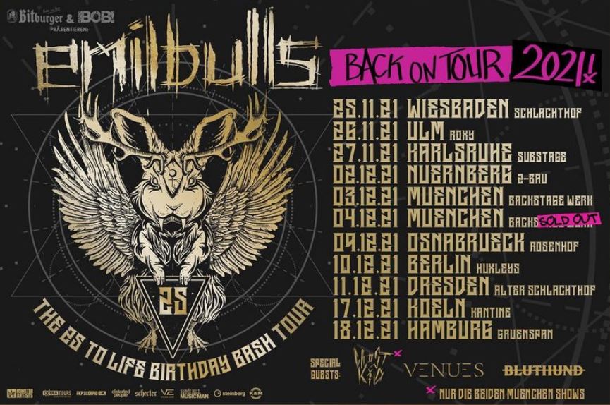 news: EMIL BULLS – „Love Will Fix It“-Tour 2023/24