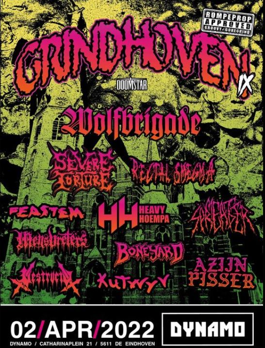 News: Grindhoven 2022 is announcing a complete line-up for the upcoming edition!