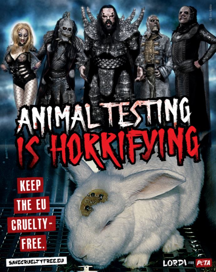 News: Lordi – kooperieren mit PETA – „Tierversuche sind der wahre Horror“