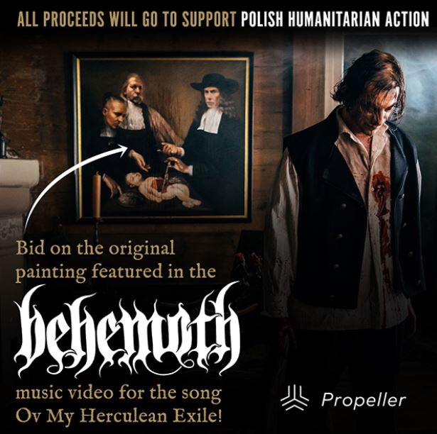 News: Behemoth starten eine „Charity Auction“; supporting Ukraine!