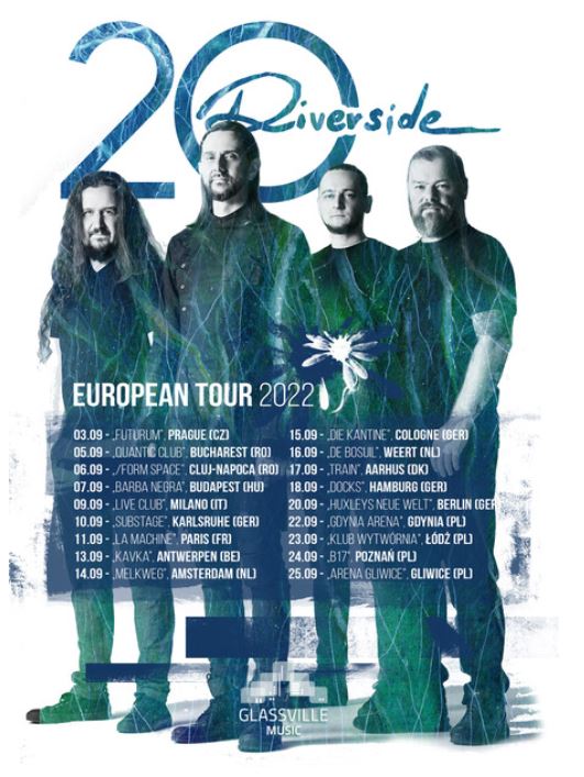 News: RIVERSIDE begin recording new album; European tour in September!