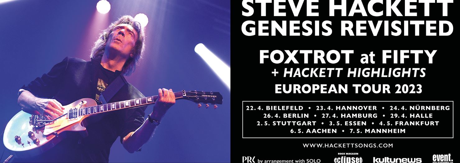 News Steve Hackett auf Tour 2023 und dabei am 23.04. im Theater am